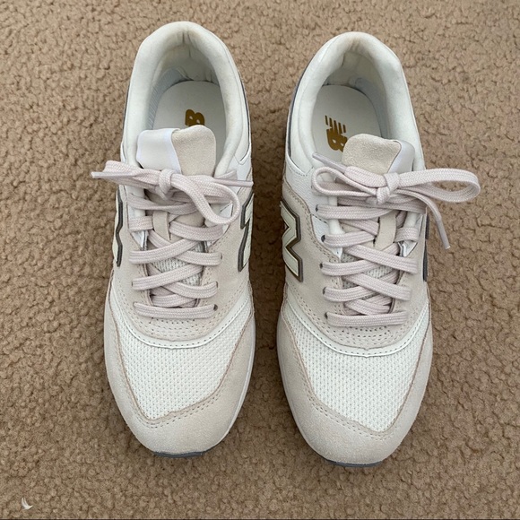 NEW BALANCE 697 Angora Cream Nude Sneakers WL697CD NEW BALANCE 697 Angora Cream Nude Sneakers WL697CD
